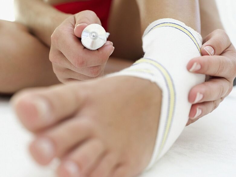 Θεραπεία των ποδιών με αρθροπάθεια της άρθρωσης