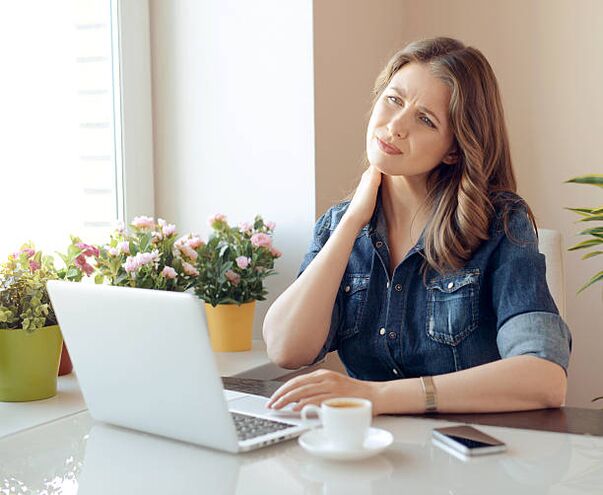Συμπτώματα αυχενικής οστεοχόνδρωσης στις γυναίκες